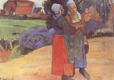 Paul Gauguin Breton Peasants (mk09) china oil painting image